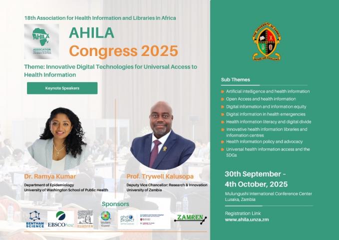 UNZA Library Hosts AHILA Congress 2025!