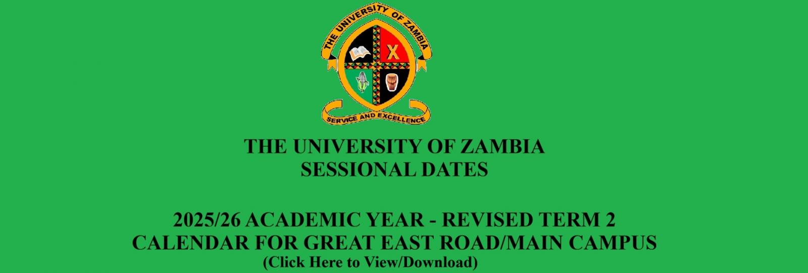 Revised Sessional Dates