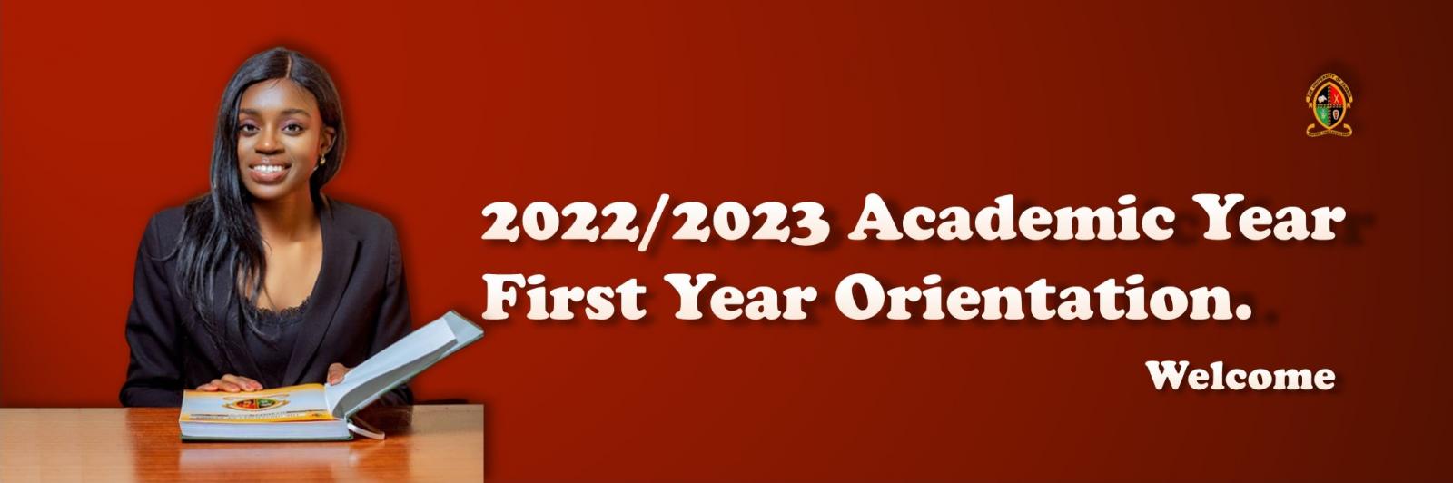 Orientation for First year students