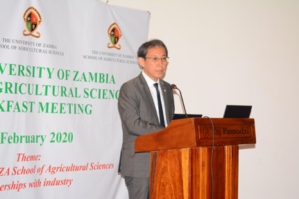 Picture of the Japanese Ambassador to Zambia