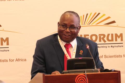 UNZA Vice-Chancellor, Prof. Luke Mumba, delivers his key note speech during the Sixth African Higher Education Week & RUFORUM Biennial Conference in Nairobi, Kenya.