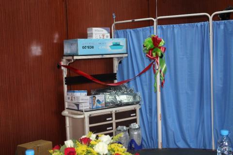 Some items which were donated to the Ministry of Health 