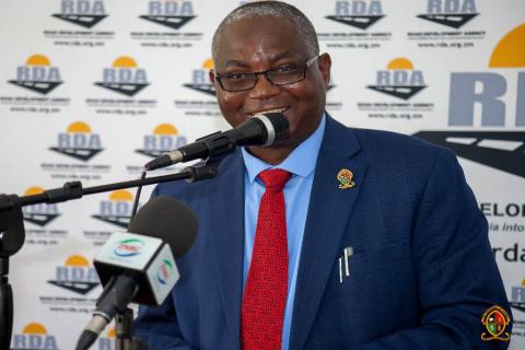 Prof Mumba during the signing ceremony