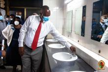 Minister of Water Development, Sanitation and Environmental Protection tours UNZA